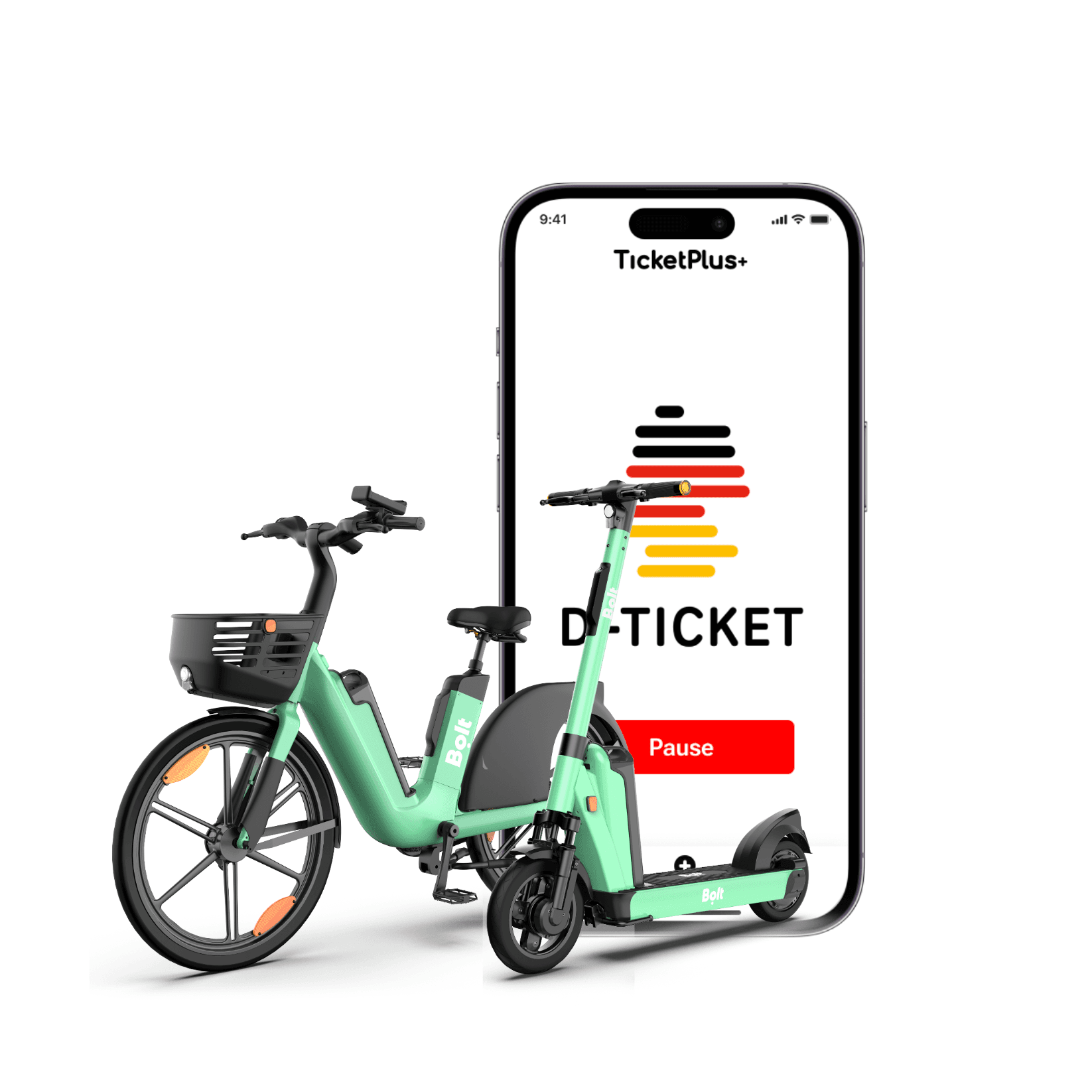 AllRide und Bolt kooperieren: Deutschlandticket inklusive E-Bikes & Scooter