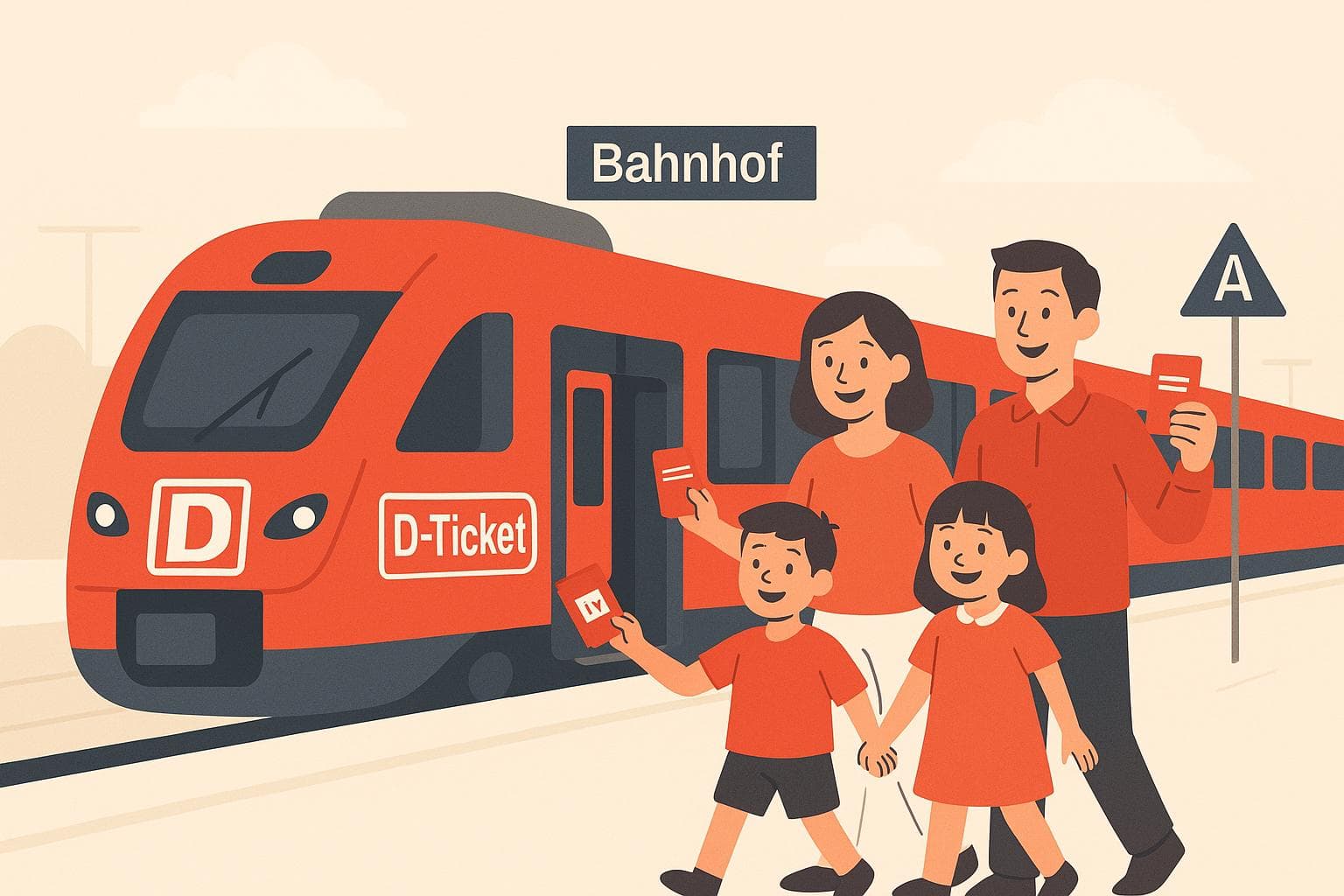 Günstig reisen: Deutschlandticket für Kinder – Lohnt es sich?