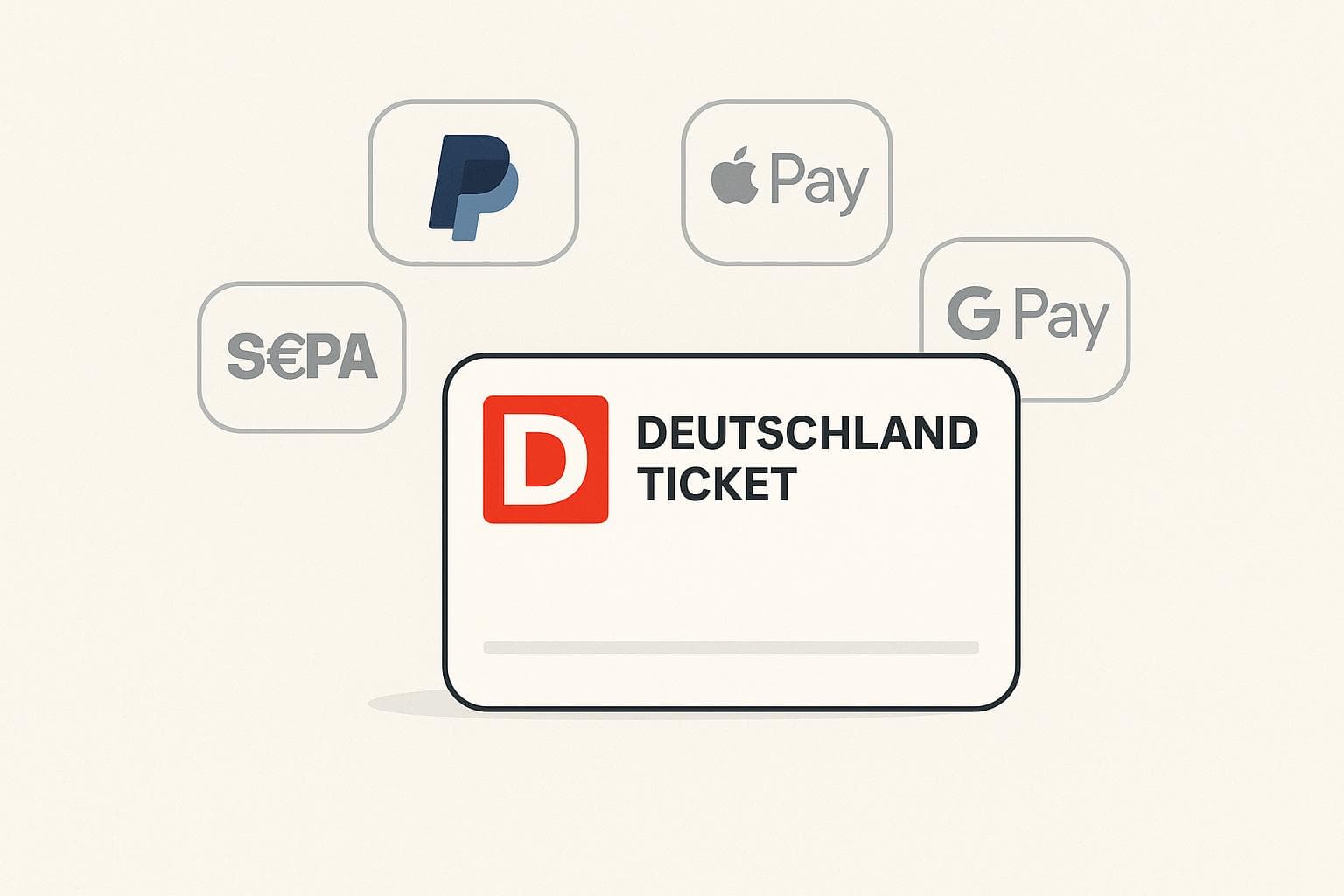 Deutschlandticket Anbieter Vergleich: Wer akzeptiert eigentlich PayPal?