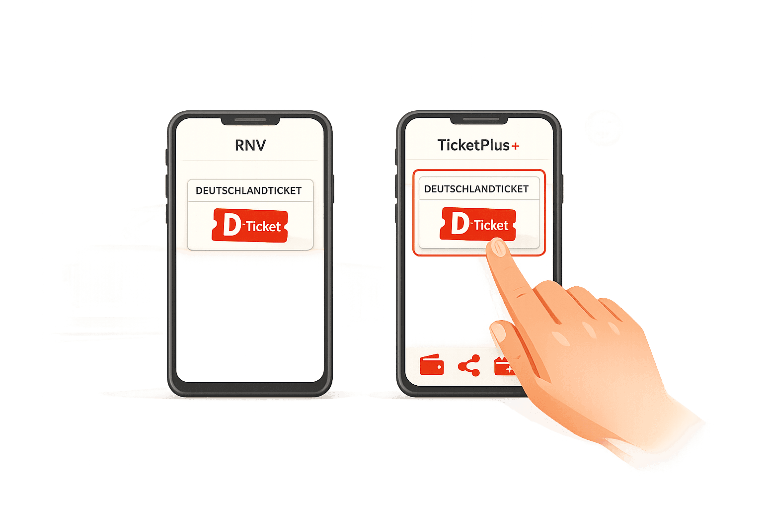 RNV (Rhein-Neckar) oder TicketPlus+? Die bessere App für dein Ticket