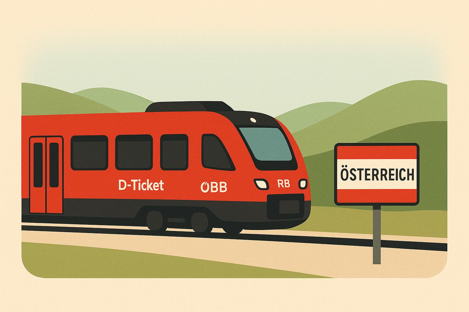 Kann man mit Deutschland-Ticket ÖBB fahren?