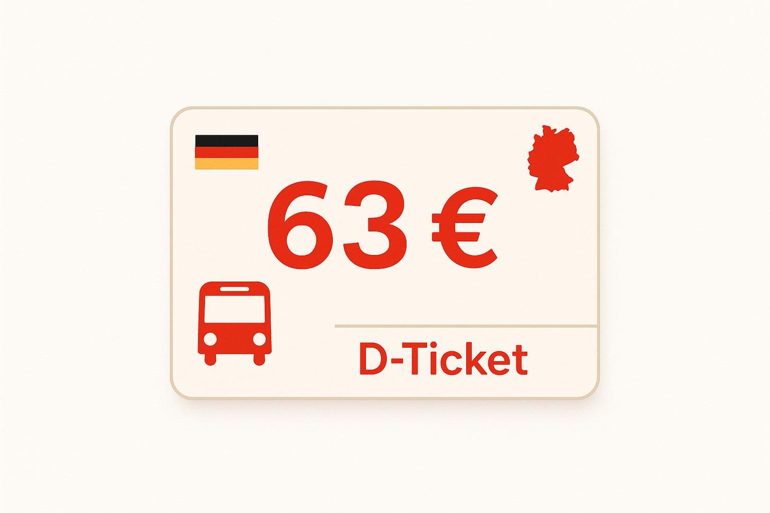 Ab 2026 teurer: Das müssen Sie zur 63-Euro-Marke beim Deutschlandticket wissen