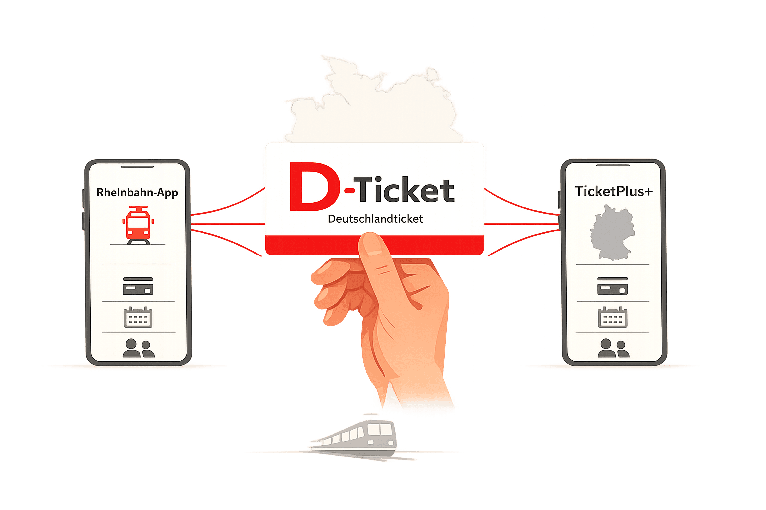 Rheinbahn App oder TicketPlus+? Vor- und Nachteile der D-Ticket Anbieter