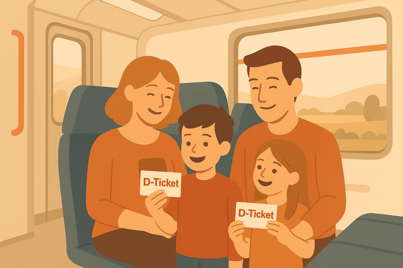 Clever unterwegs: Wie das Deutschlandticket für Kinder den Familienalltag erleichtert.